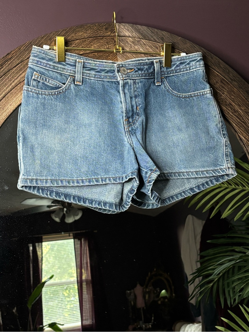 Classic Light Blue Denim Women's Shorts